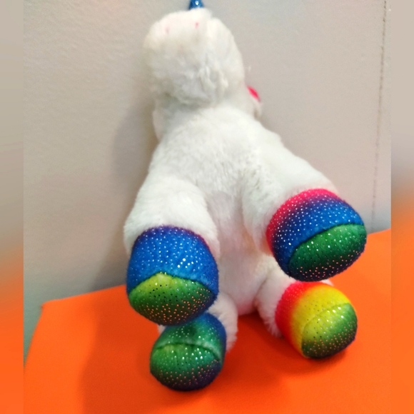 ✓Dan Dee Collectors Choice Unicorn Plush 8" Rainbow White Stuffed Animal - Picture 5 of 14